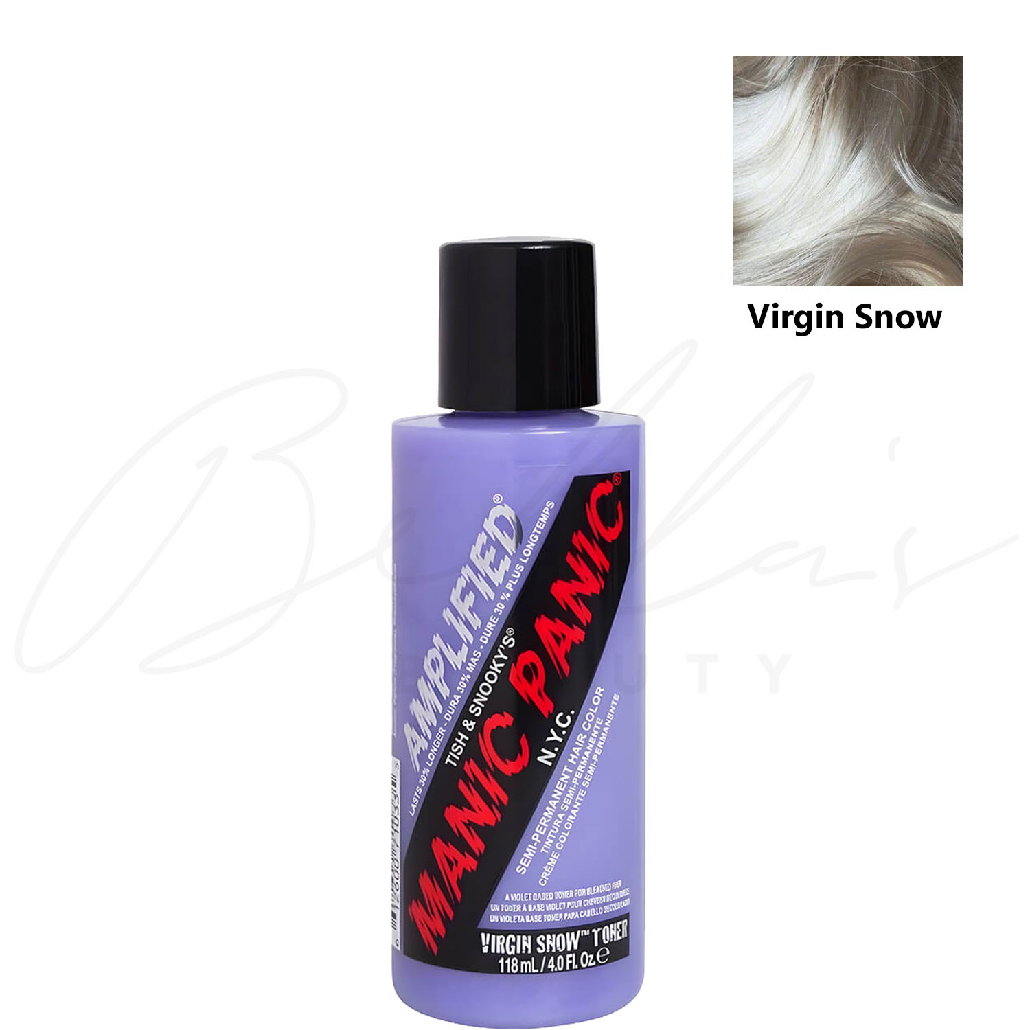 MANIC PANIC Amplified Semi Permanent Hair Colour Vegan 118ml *CHOOSE SHADE*